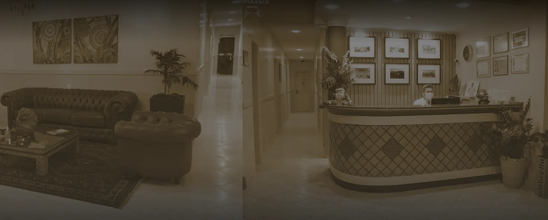 Recepção do Novo Leste Hotel